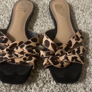 INC International Concepts Leopard Print Sandals